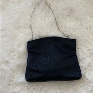 Black clutch with chain